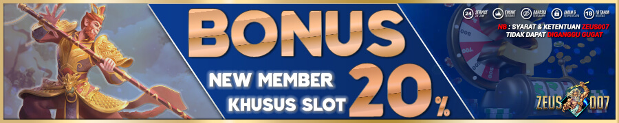 Bonus Deposit Slot 100 Persen Zeus 007